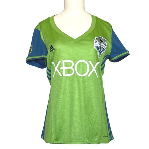 Adidas Tops - Adidas MLS Seattle Sounders FC Women’s Soccer Jersey Size M *EUC